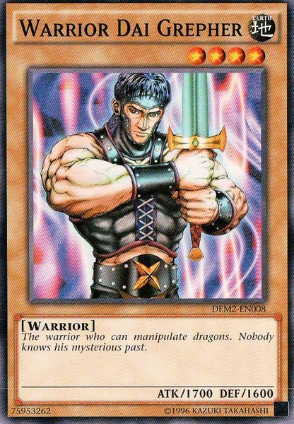 Warrior Dai Grepher [DEM2-EN008] Common | Jomio and Rueliete's Cards and Comics