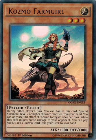 Kozmo Farmgirl [CORE-EN082] Ultra Rare | Jomio and Rueliete's Cards and Comics