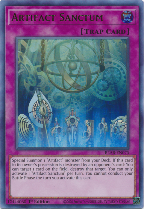 Artifact Sanctum [BLAR-EN075] Ultra Rare | Jomio and Rueliete's Cards and Comics