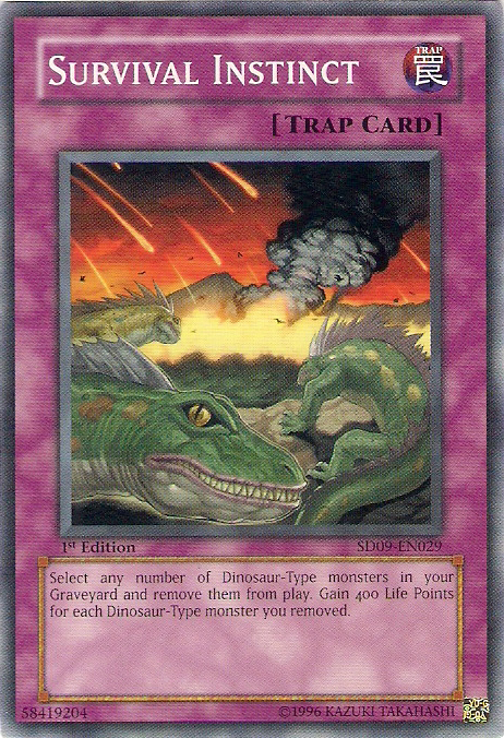 Survival Instinct [SD09-EN029] Common | Jomio and Rueliete's Cards and Comics