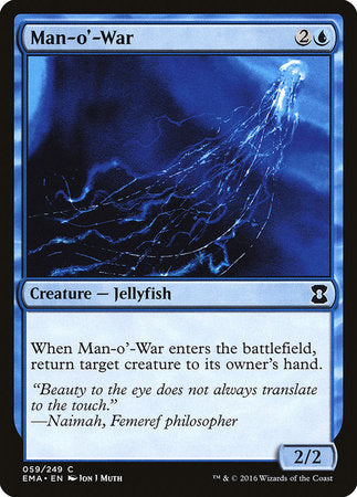 Man-o'-War [Eternal Masters] | Jomio and Rueliete's Cards and Comics
