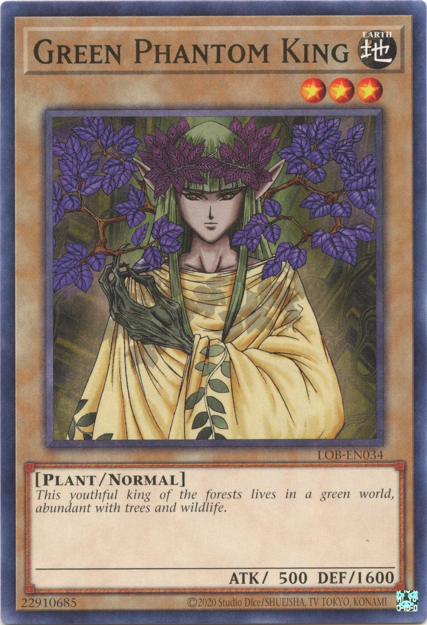 Green Phantom King (25th Anniversary) [LOB-EN034] Common | Jomio and Rueliete's Cards and Comics