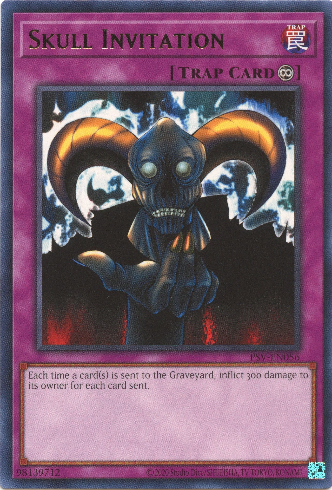 Skull Invitation (25th Anniversary) [PSV-EN056] Rare | Jomio and Rueliete's Cards and Comics