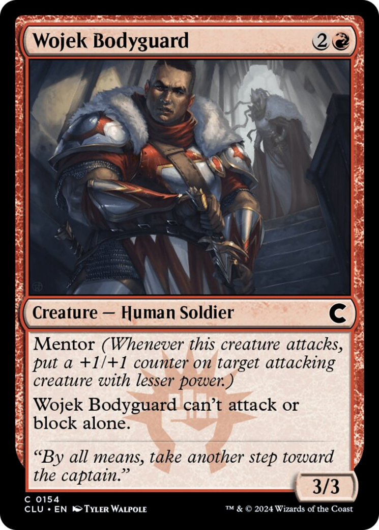 Wojek Bodyguard [Ravnica: Clue Edition] | Jomio and Rueliete's Cards and Comics