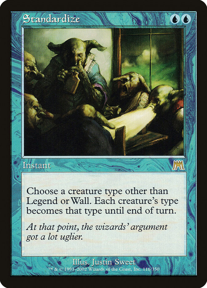 Standardize [Onslaught] | Jomio and Rueliete's Cards and Comics