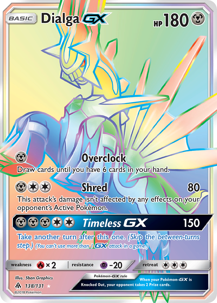 Dialga GX (138/131) [Sun & Moon: Forbidden Light] | Jomio and Rueliete's Cards and Comics