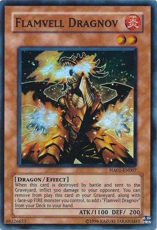 Flamvell Dragnov [HA01-EN007] Super Rare | Jomio and Rueliete's Cards and Comics