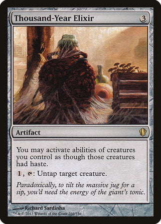Thousand-Year Elixir [Commander 2013] | Jomio and Rueliete's Cards and Comics