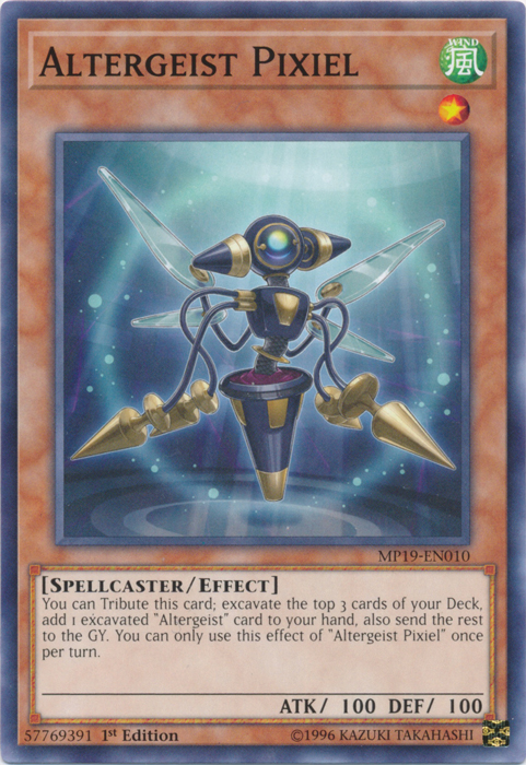 Altergeist Pixiel [MP19-EN010] Common | Jomio and Rueliete's Cards and Comics