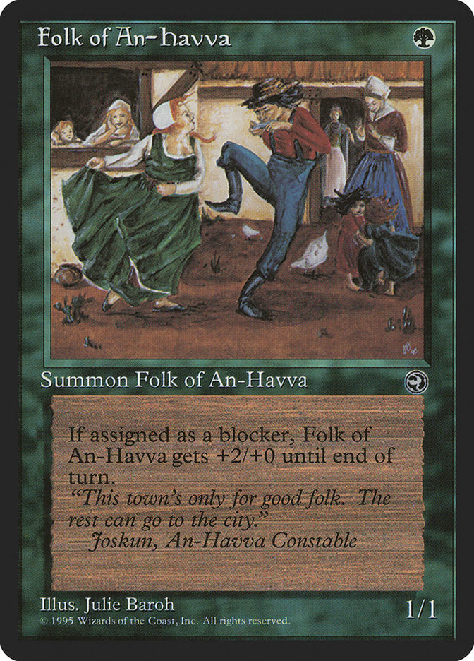 Folk of An-Havva (Joskun Flavor Text) [Homelands] | Jomio and Rueliete's Cards and Comics