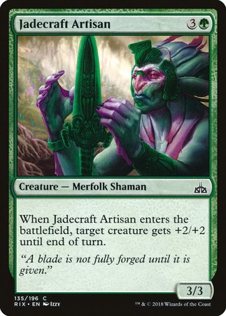 Jadecraft Artisan [Rivals of Ixalan] | Jomio and Rueliete's Cards and Comics