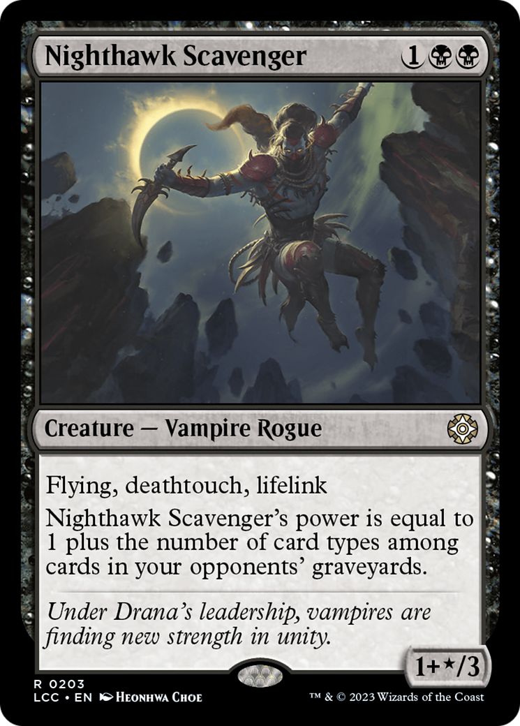Nighthawk Scavenger [The Lost Caverns of Ixalan Commander] | Jomio and Rueliete's Cards and Comics