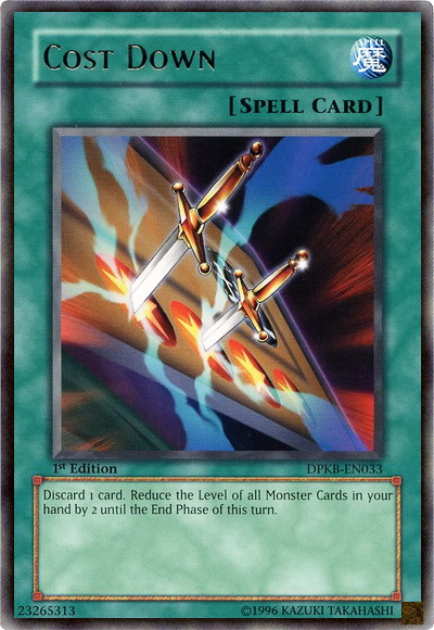 Cost Down [DPKB-EN033] Rare | Jomio and Rueliete's Cards and Comics