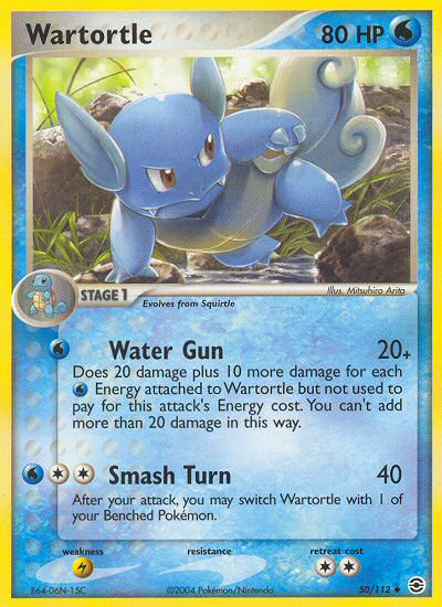 Wartortle (50/112) [EX: FireRed & LeafGreen] | Jomio and Rueliete's Cards and Comics