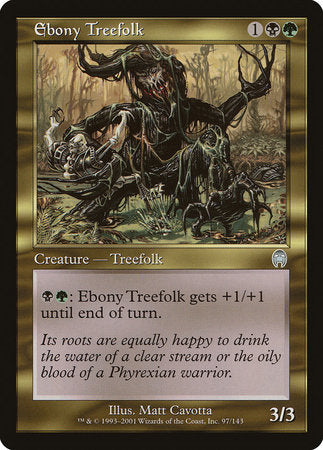 Ebony Treefolk [Apocalypse] | Jomio and Rueliete's Cards and Comics