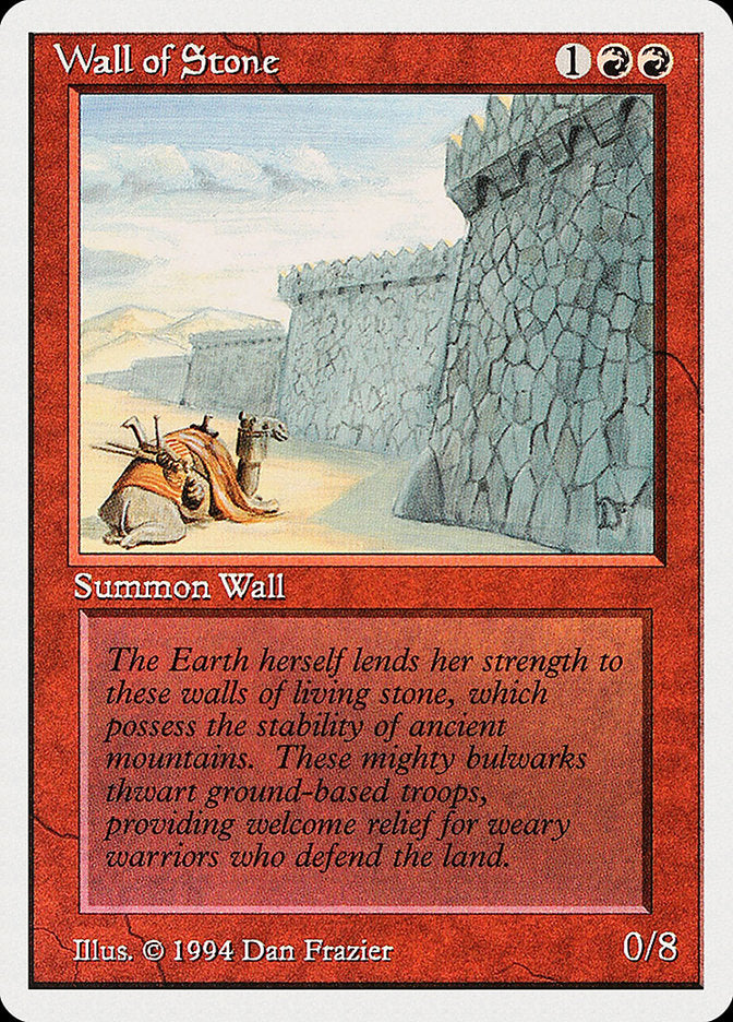 Wall of Stone [Summer Magic / Edgar] | Jomio and Rueliete's Cards and Comics