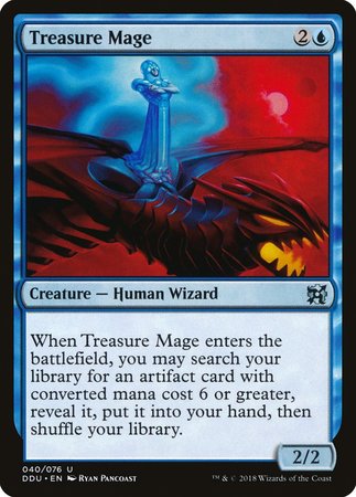 Treasure Mage [Duel Decks: Elves vs. Inventors] | Jomio and Rueliete's Cards and Comics