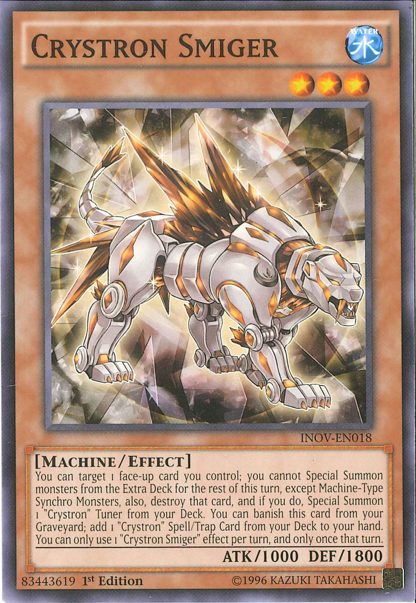Crystron Smiger [INOV-EN018] Common | Jomio and Rueliete's Cards and Comics