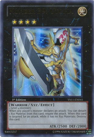 Number 39: Utopia [YS11-EN041] Ultra Rare | Jomio and Rueliete's Cards and Comics