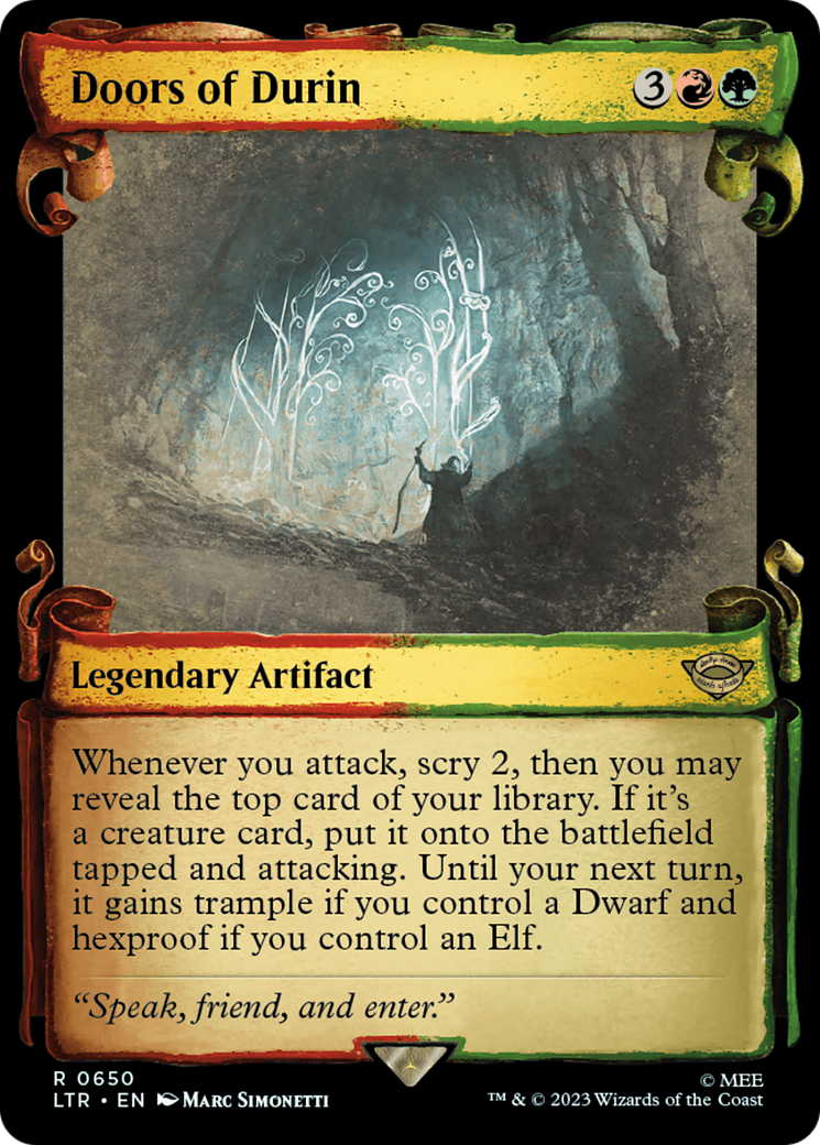 Doors of Durin [The Lord of the Rings: Tales of Middle-Earth Showcase Scrolls] | Jomio and Rueliete's Cards and Comics