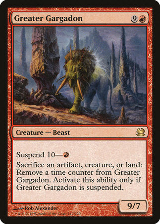 Greater Gargadon [Modern Masters] | Jomio and Rueliete's Cards and Comics