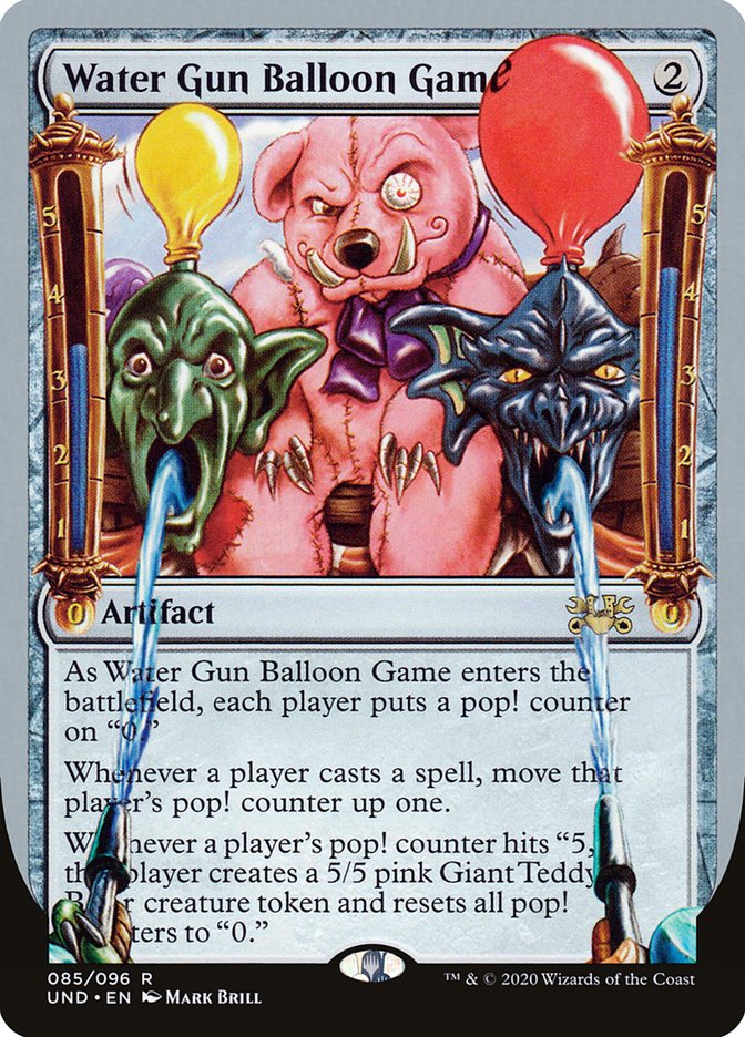 Water Gun Balloon Game [Unsanctioned] | Jomio and Rueliete's Cards and Comics