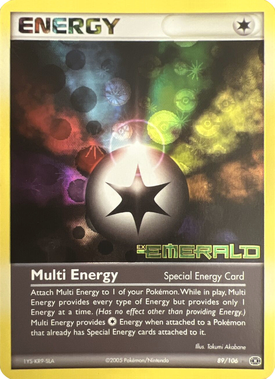 Multi Energy (89/106) (Stamped) [EX: Emerald] | Jomio and Rueliete's Cards and Comics