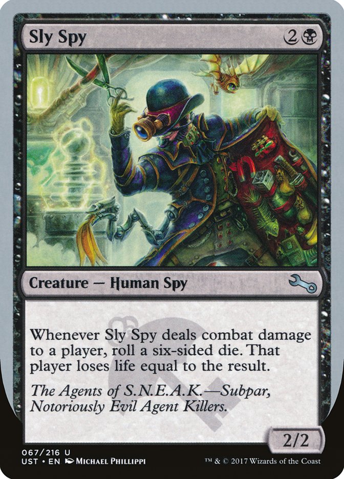Sly Spy ("Subpar, Notoriously Evil Agent Killers") [Unstable] | Jomio and Rueliete's Cards and Comics