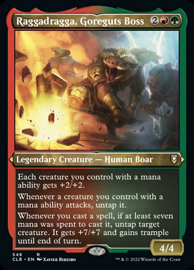 Raggadragga, Goreguts Boss (Foil Etched) [Commander Legends: Battle for Baldur's Gate] | Jomio and Rueliete's Cards and Comics