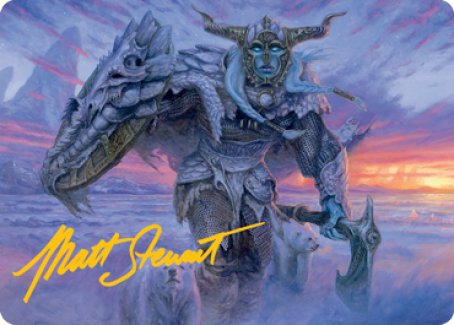 Frost Giant Art Card (Gold-Stamped Signature) [Dungeons & Dragons: Adventures in the Forgotten Realms Art Series] | Jomio and Rueliete's Cards and Comics
