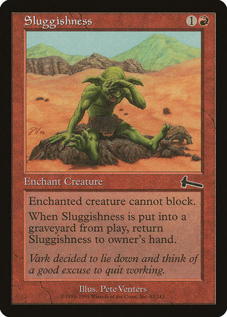 Sluggishness [Urza's Legacy] | Jomio and Rueliete's Cards and Comics