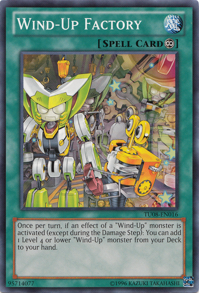 Wind-Up Factory [TU08-EN016] Common | Jomio and Rueliete's Cards and Comics