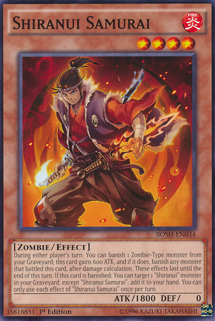 Shiranui Samurai [BOSH-EN034] Common | Jomio and Rueliete's Cards and Comics