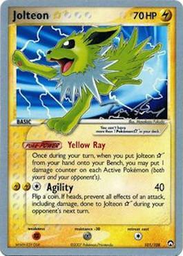Jolteon Star (101/108) (Legendary Ascent - Tom Roos) [World Championships 2007] | Jomio and Rueliete's Cards and Comics