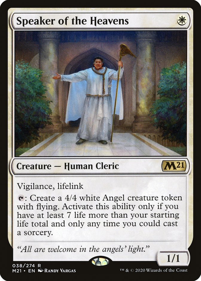 Speaker of the Heavens [Core Set 2021] | Jomio and Rueliete's Cards and Comics