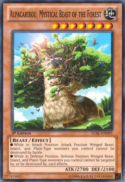 Alpacaribou, Mystical Beast of the Forest [LVAL-EN095] Common | Jomio and Rueliete's Cards and Comics