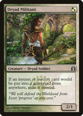 Dryad Militant [Return to Ravnica] | Jomio and Rueliete's Cards and Comics