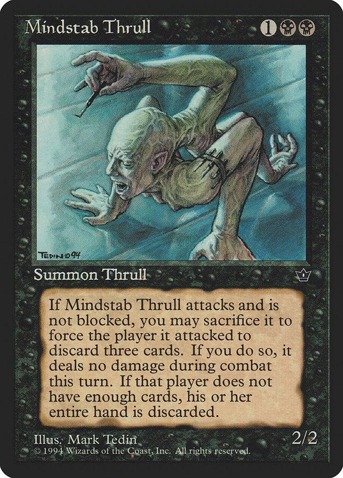 Mindstab Thrull (Mark Tedin) [Fallen Empires] | Jomio and Rueliete's Cards and Comics