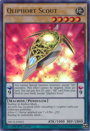 Qliphort Scout [NECH-EN021] Ultra Rare | Jomio and Rueliete's Cards and Comics