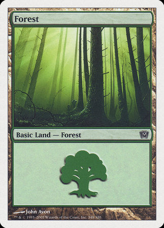 Forest (348) [Ninth Edition] | Jomio and Rueliete's Cards and Comics