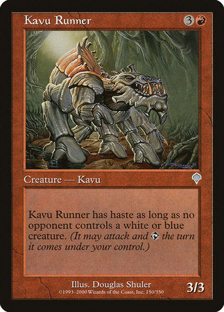 Kavu Runner [Invasion] | Jomio and Rueliete's Cards and Comics