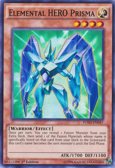 Elemental HERO Prisma [FUEN-EN047] Super Rare | Jomio and Rueliete's Cards and Comics