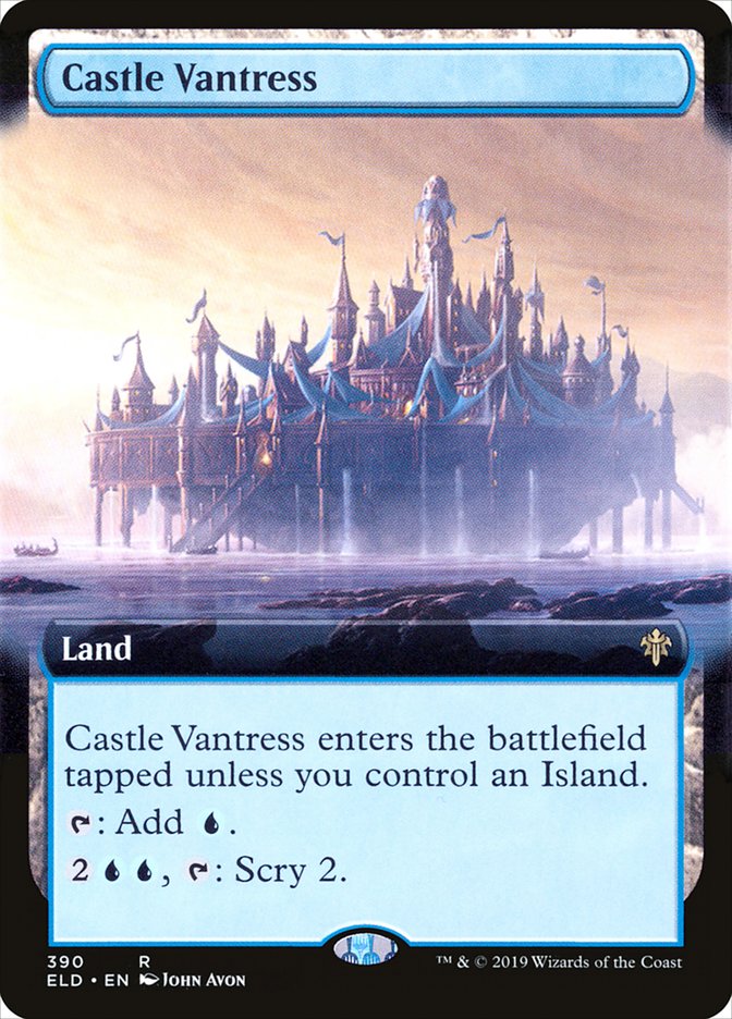 Castle Vantress (Extended Art) [Throne of Eldraine] | Jomio and Rueliete's Cards and Comics