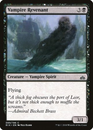 Vampire Revenant [Rivals of Ixalan] | Jomio and Rueliete's Cards and Comics