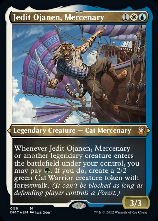 Jedit Ojanen, Mercenary (Foil Etched) [Dominaria United Commander] | Jomio and Rueliete's Cards and Comics