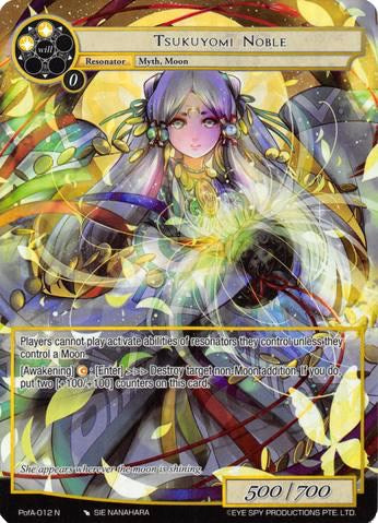 Tsukuyomi Noble (Full Art) (PofA-012) [Alice Origin IV: Prologue of Attoractia] | Jomio and Rueliete's Cards and Comics