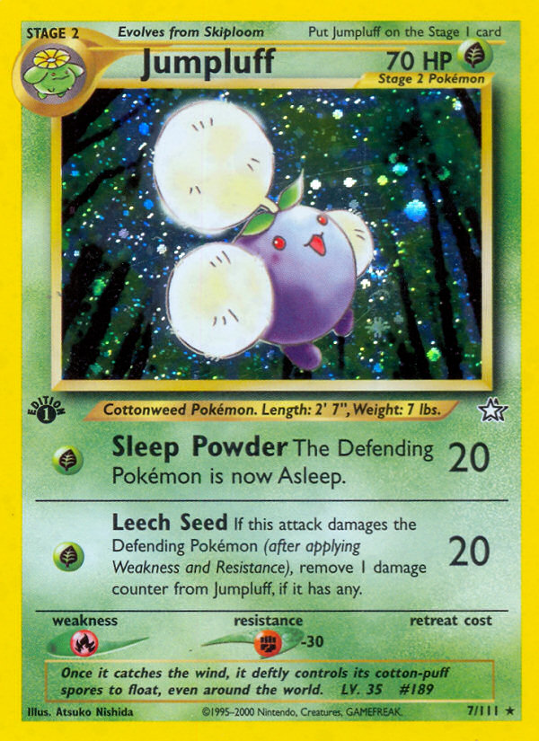 Jumpluff (7/111) [Neo Genesis 1st Edition] | Jomio and Rueliete's Cards and Comics