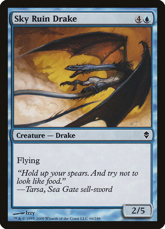 Sky Ruin Drake [Zendikar] | Jomio and Rueliete's Cards and Comics