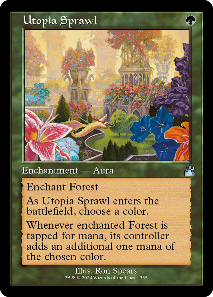 Utopia Sprawl (Retro Frame) [Ravnica Remastered] | Jomio and Rueliete's Cards and Comics