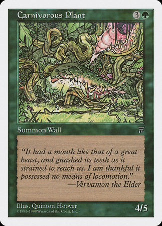 Carnivorous Plant [Anthologies] | Jomio and Rueliete's Cards and Comics